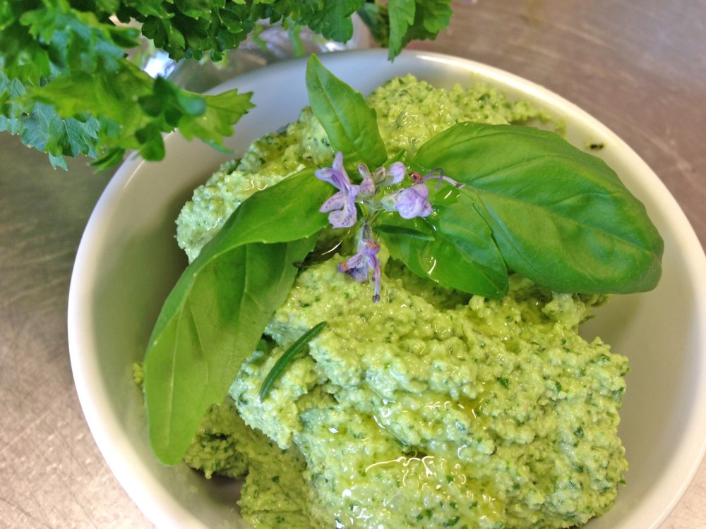 Basil and Macadamia Nut Pesto