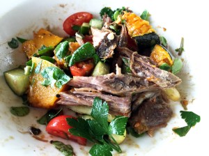 Left-overs roast salad