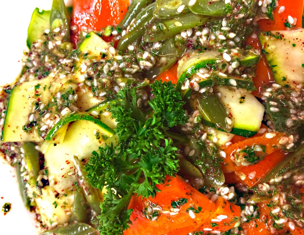 Mandolin Vegetable Salad